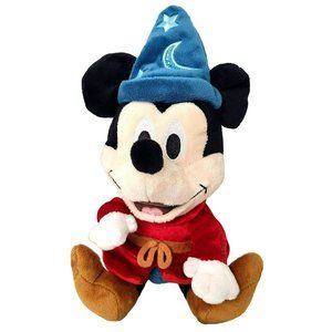 Disney Fantasia Sorcerer Mickey Mouse Phunny Plush Toy Doll - 8 Inch